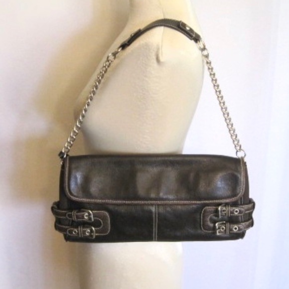Franco Sarto Small Faux Leather Shoulder Bag - Picture 2 of 13